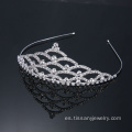 Tiara de princesa de joyas de cabello de moda